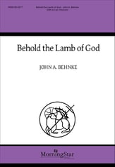 Behold the Lamb of God SAB choral sheet music cover